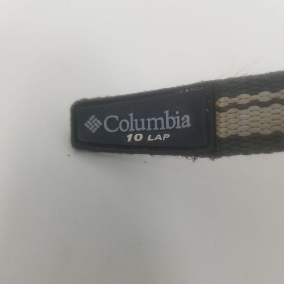 Columbia CL-5017 Adjustable Hook & Loop Fabric Band Digital Sports 10 Lap Watch - Picture 2 of 11